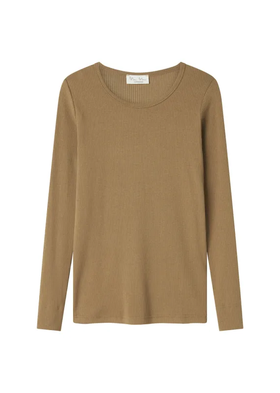 Plain Tee W, T-shirt - Dark Bronze made by MarMar