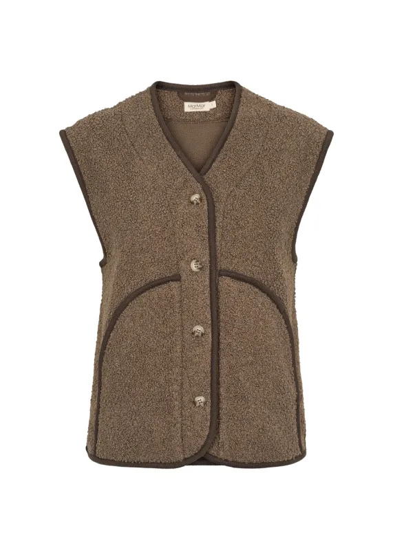 Jolly Waistcoat W, Teddy Vest - Terre sold by MarMar
