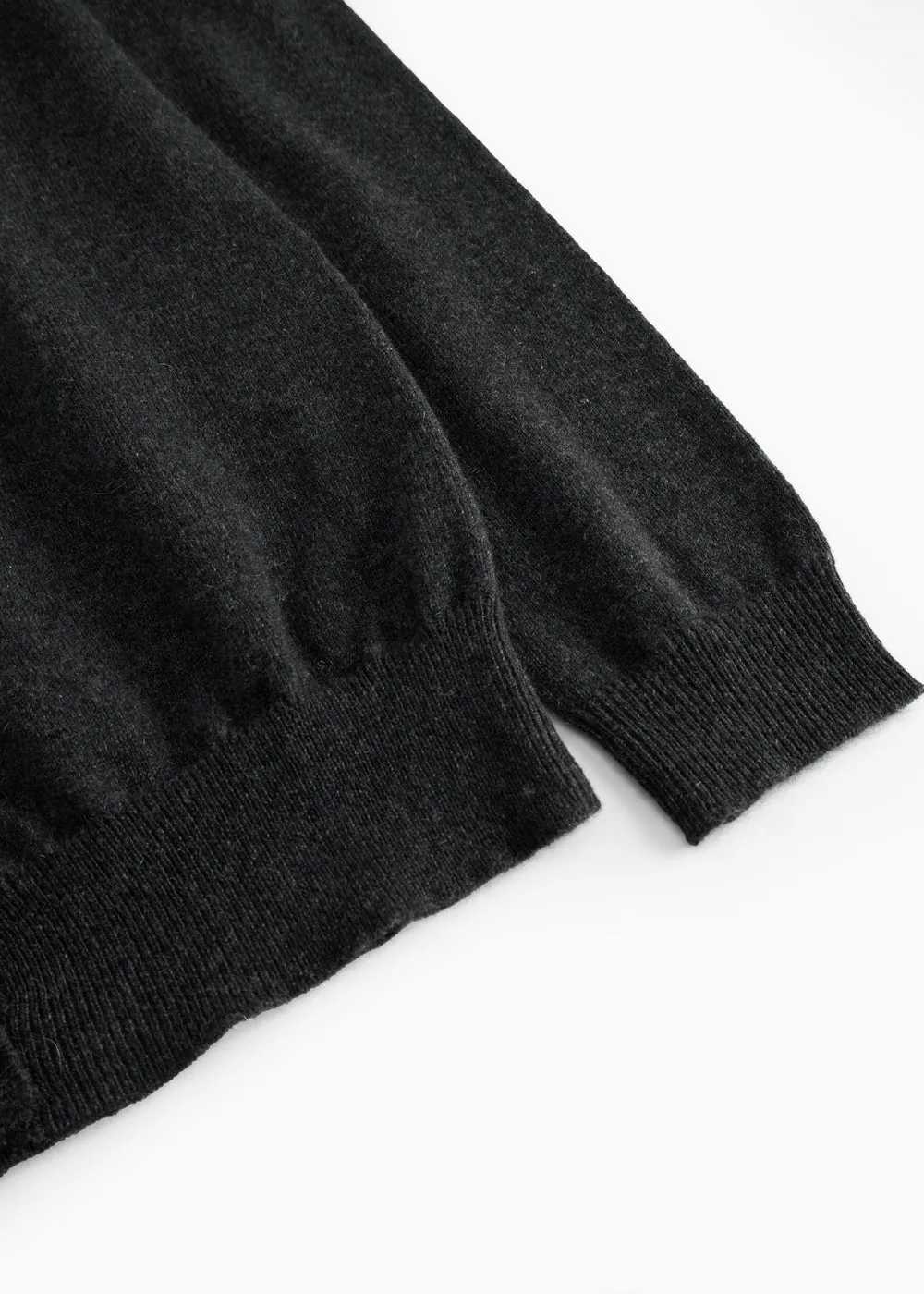 Tepi W, Cashmere Cardigan - Black Gray Melange sold by MarMar product image thumbnail 4