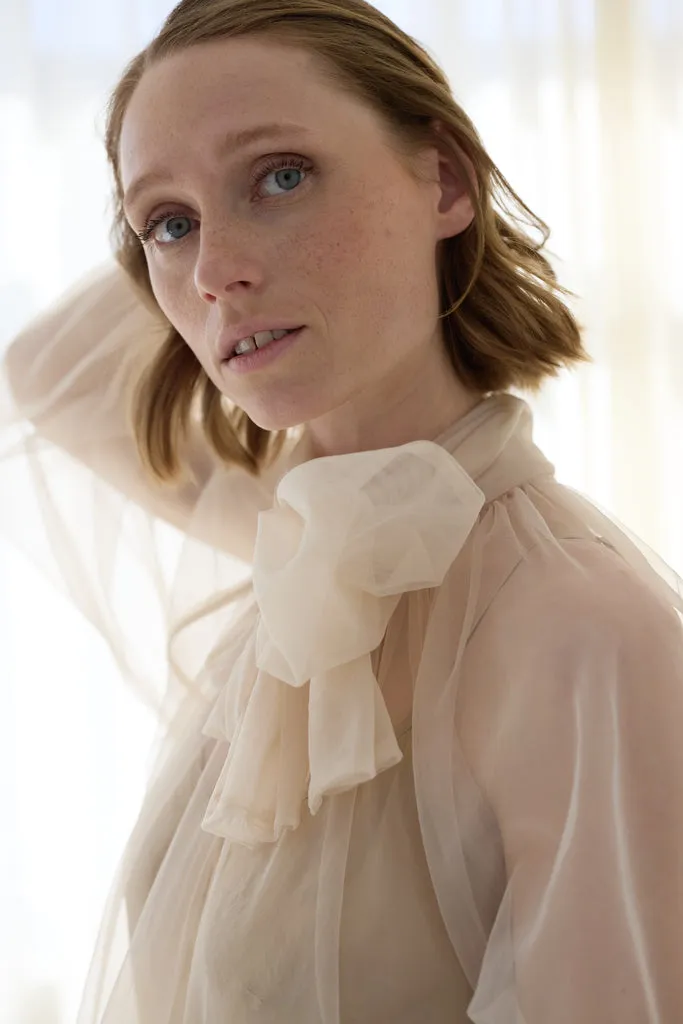 Truda W, Blouse - Barely Rose sold by MarMar product image thumbnail 3