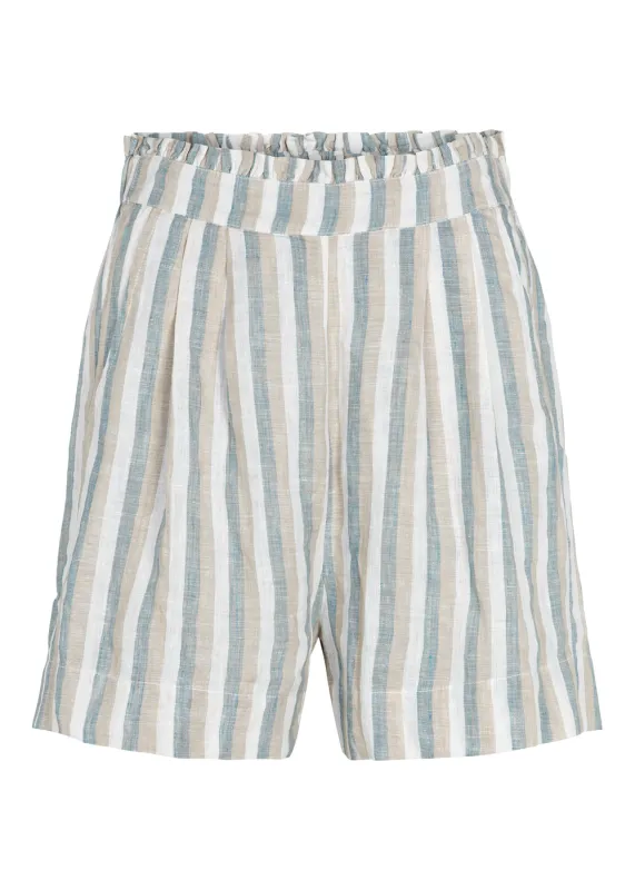 Pera W, Shorts - Dusty Blue Stripe sold by MarMar