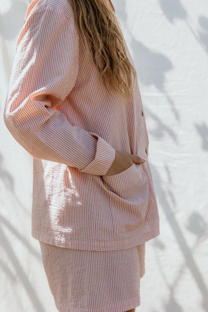 Pajama Shorts W, Shorts - Soft Cheek Stripe sold by MarMar product image thumbnail 3