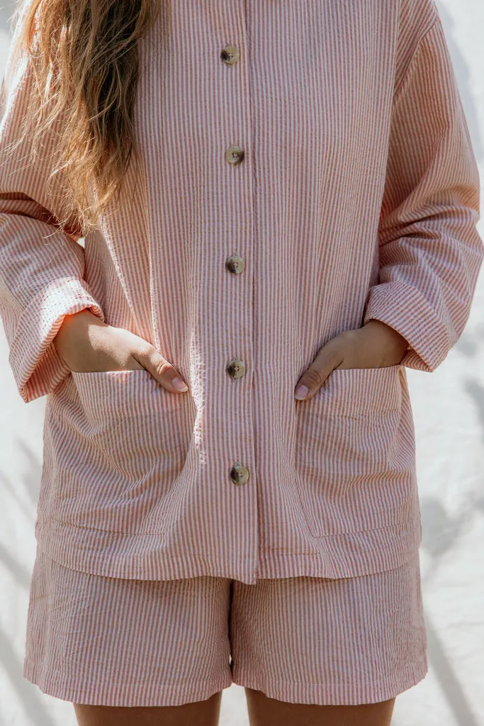 Pajama Set W, Pajama Set - Soft Cheek Stripe sold by MarMar product image thumbnail 4