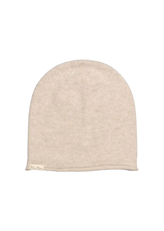 Anna W, Kashmir Beanie - Sand Mel. made by MarMar