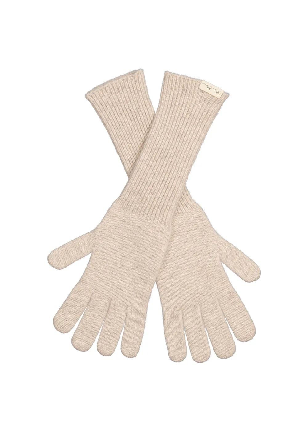 Ash Long W, Cashmere Gloves - Sand Flour. sold by MarMar product image thumbnail 2
