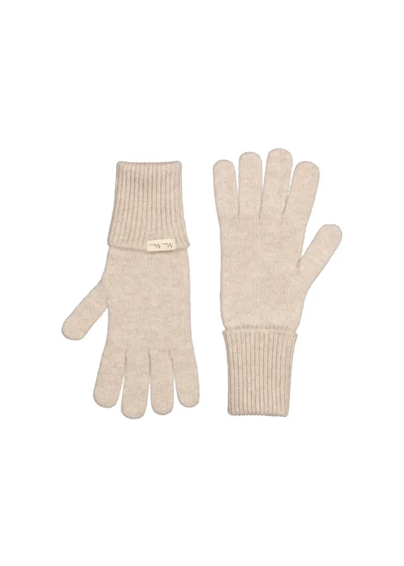 Ash Long W, Cashmere Gloves - Sand Flour. made by MarMar