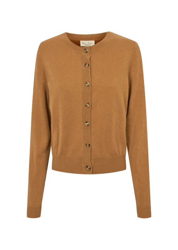 Tepi W, Cashmere Cardigan - Almond made by MarMar