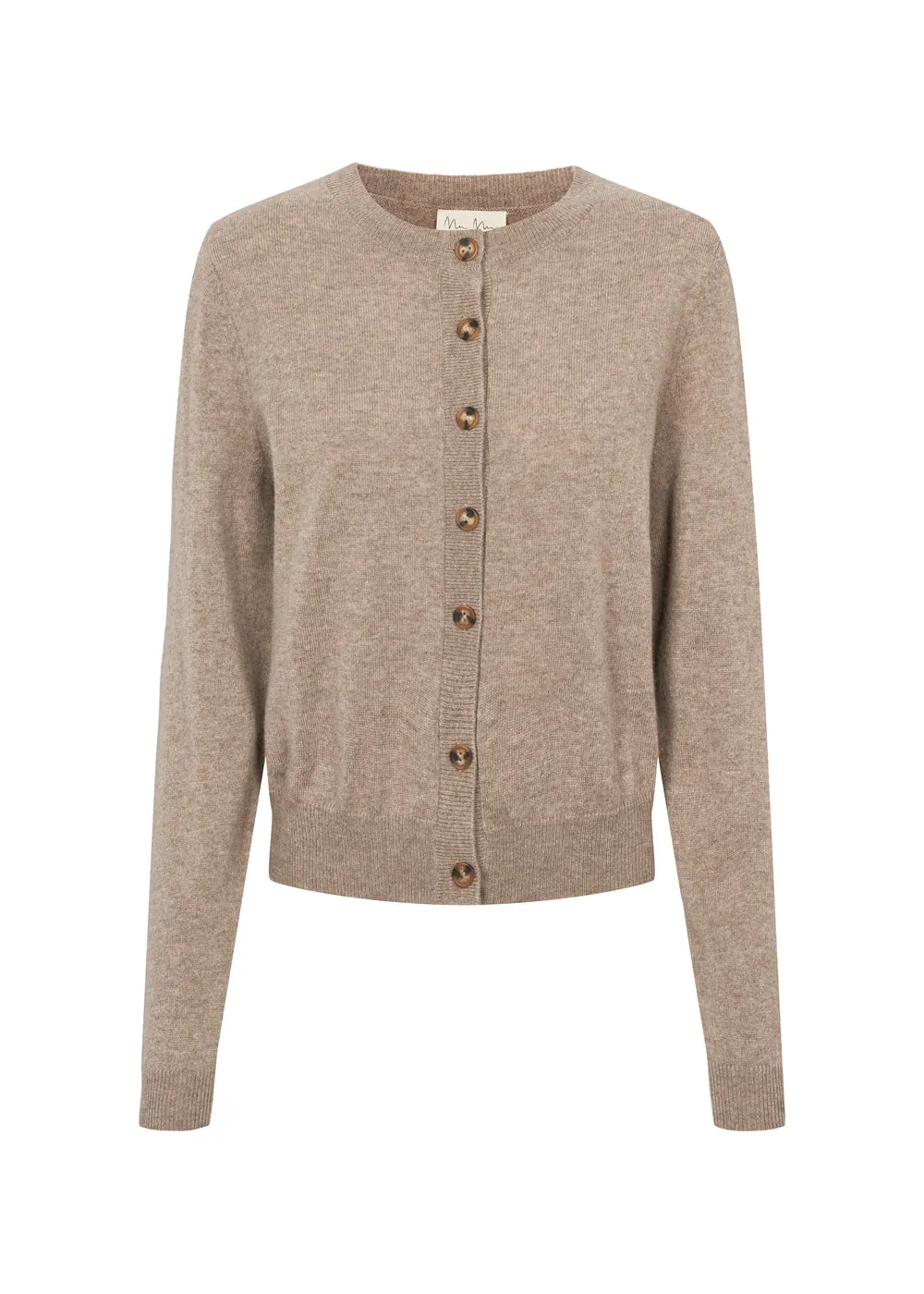 Tepi W, Kashmir Cardigan - Linseed Mel. sold by MarMar