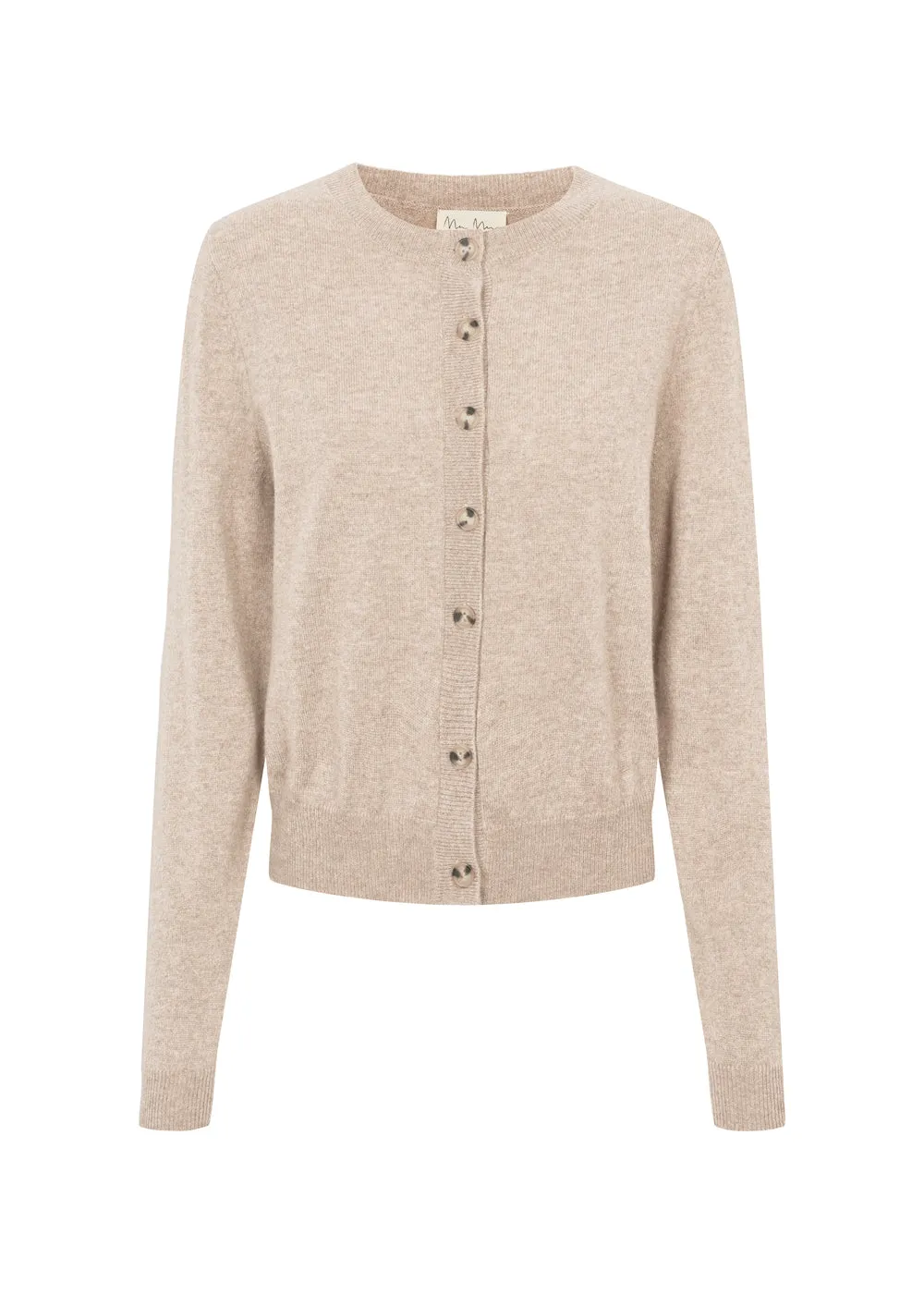 Tepi W, Kashmir Cardigan - Sand Mel. sold by MarMar