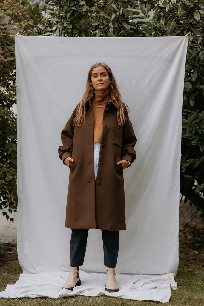 Orfeus W, Coat - Mocha sold by MarMar product image thumbnail 3