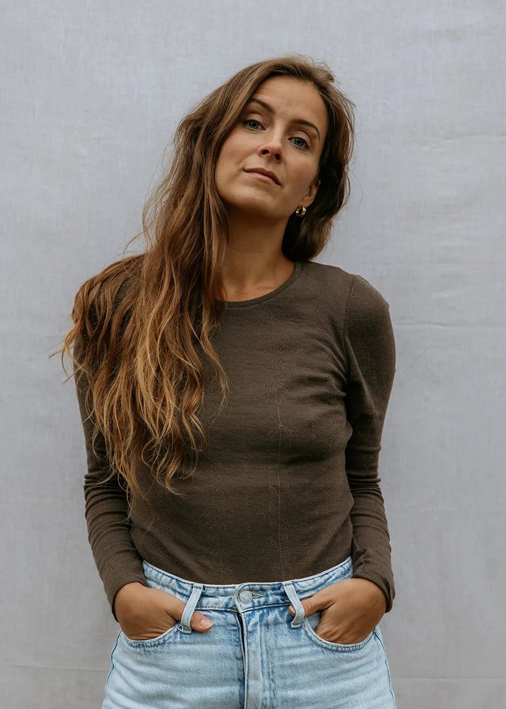 Tamra W, Wool Rib Blouse - Terre sold by MarMar product image thumbnail 5