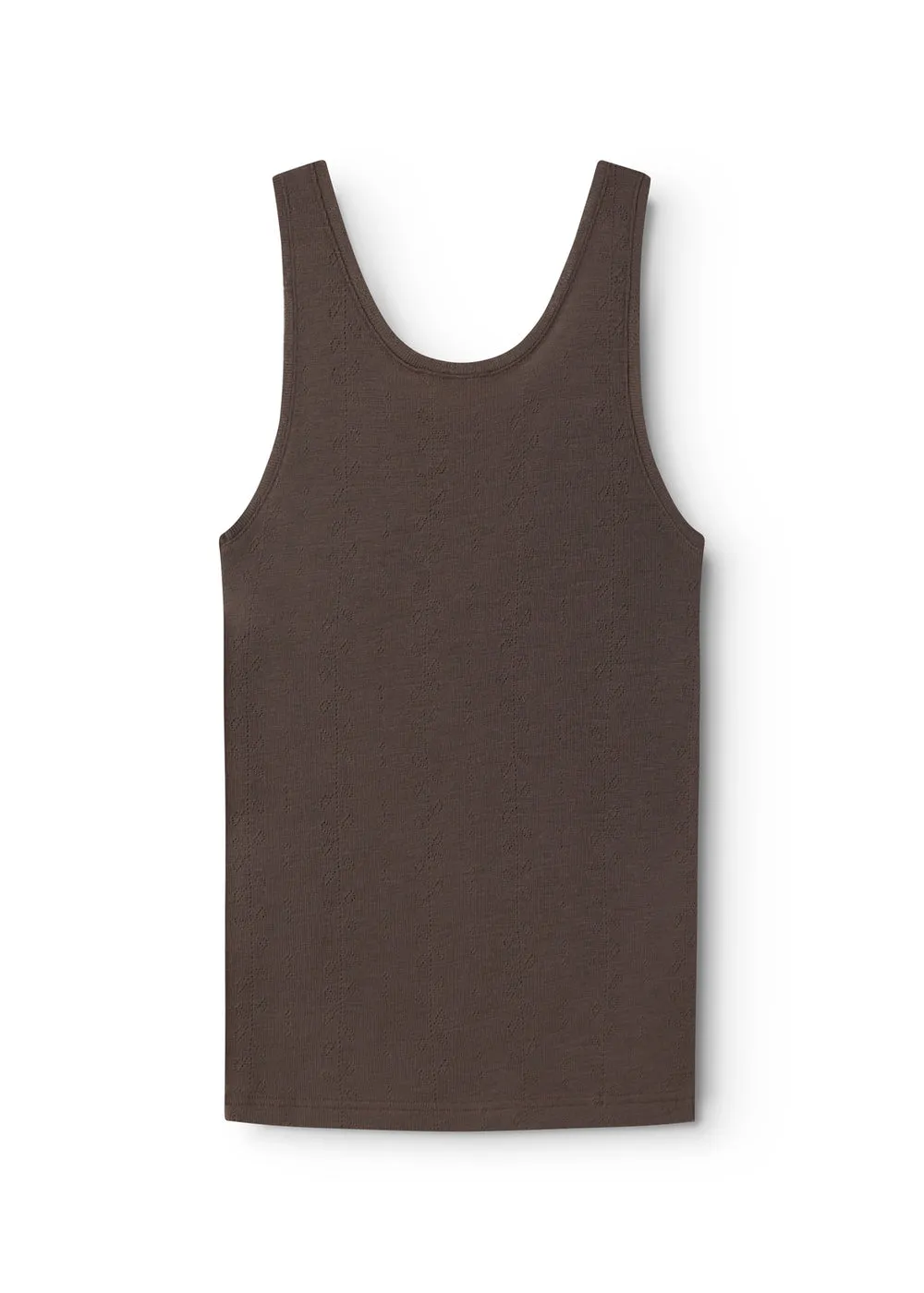 Tevo W, Wool Pointelle Undershirt - Terre sold by MarMar product image thumbnail 2