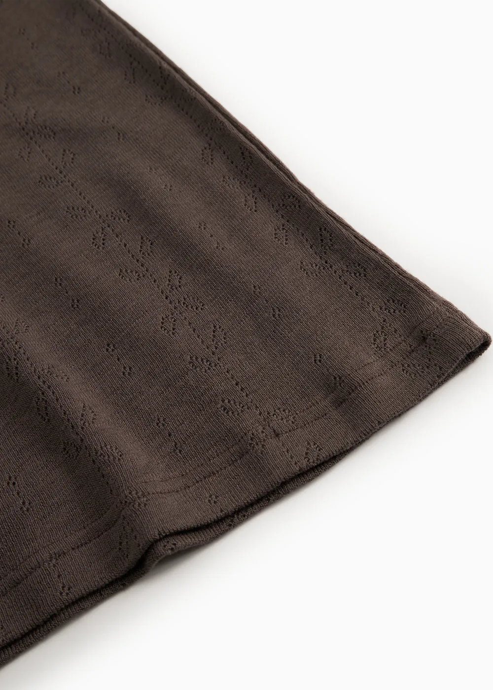 Tevo W, Wool Pointelle Undershirt - Terre sold by MarMar product image thumbnail 4