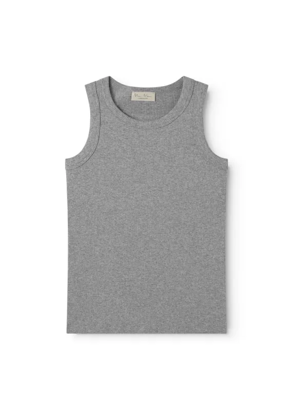 Tank W - Top, Light Gray Melange sold by MarMar