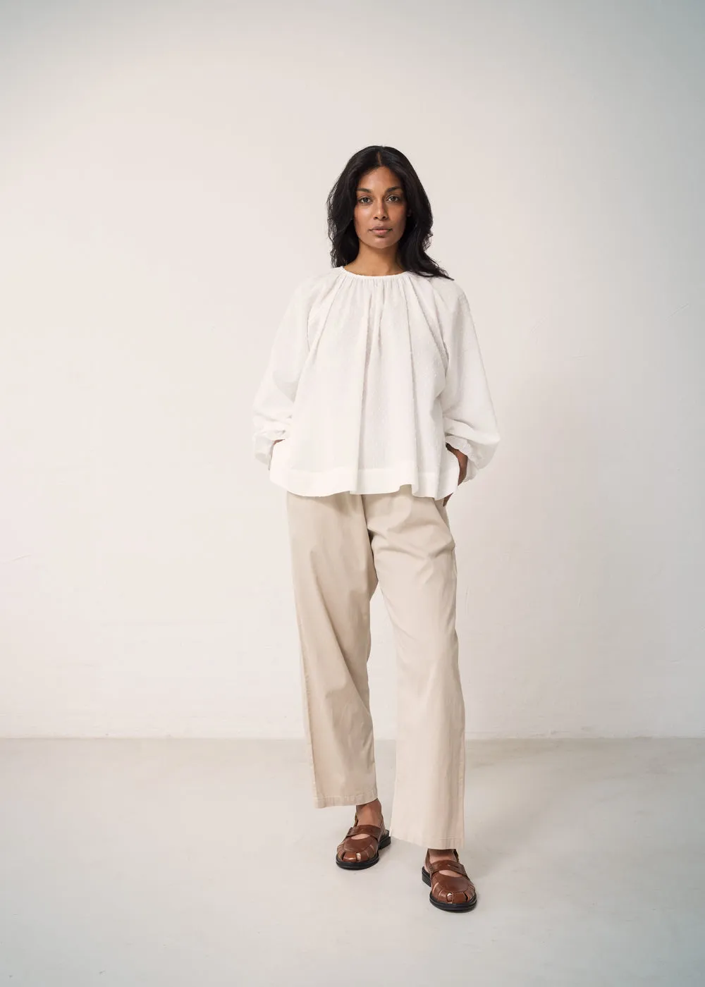 Tona W - Blouse, White sold by MarMar product image thumbnail 4