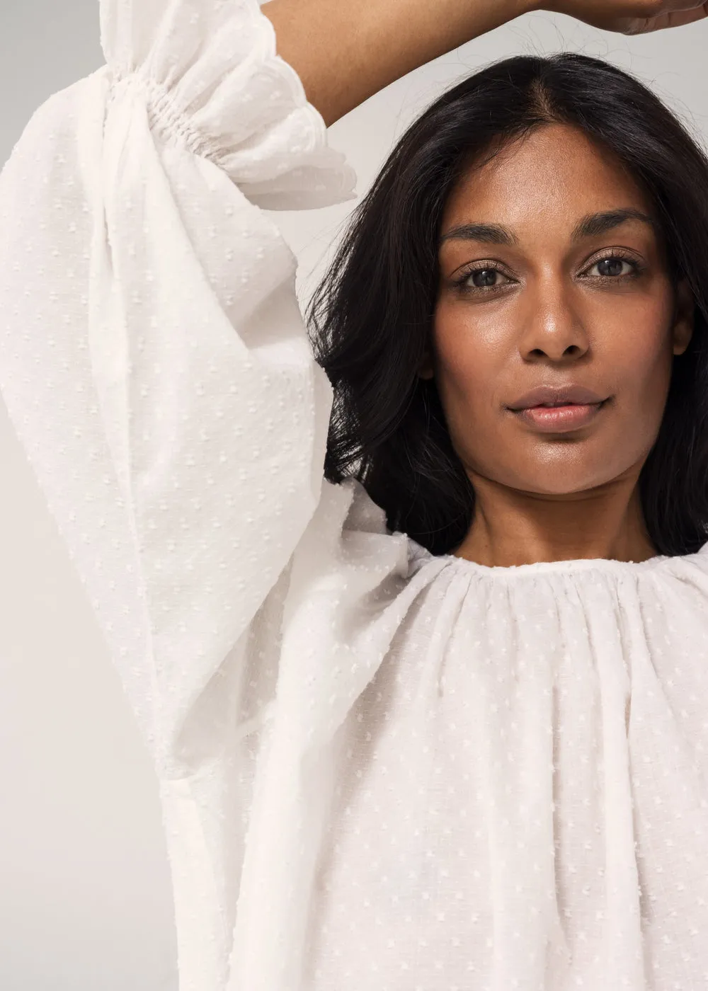 Tona W - Blouse, White sold by MarMar product image thumbnail 5