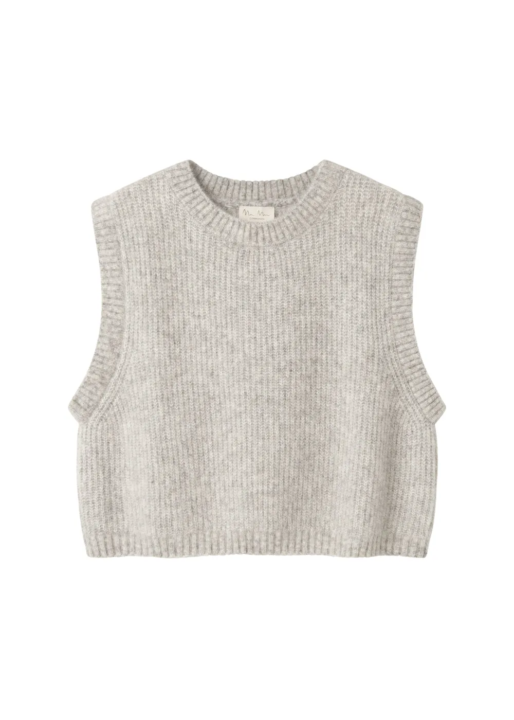 Tajo W, Knit vest - Morning Dew Mel. sold by MarMar