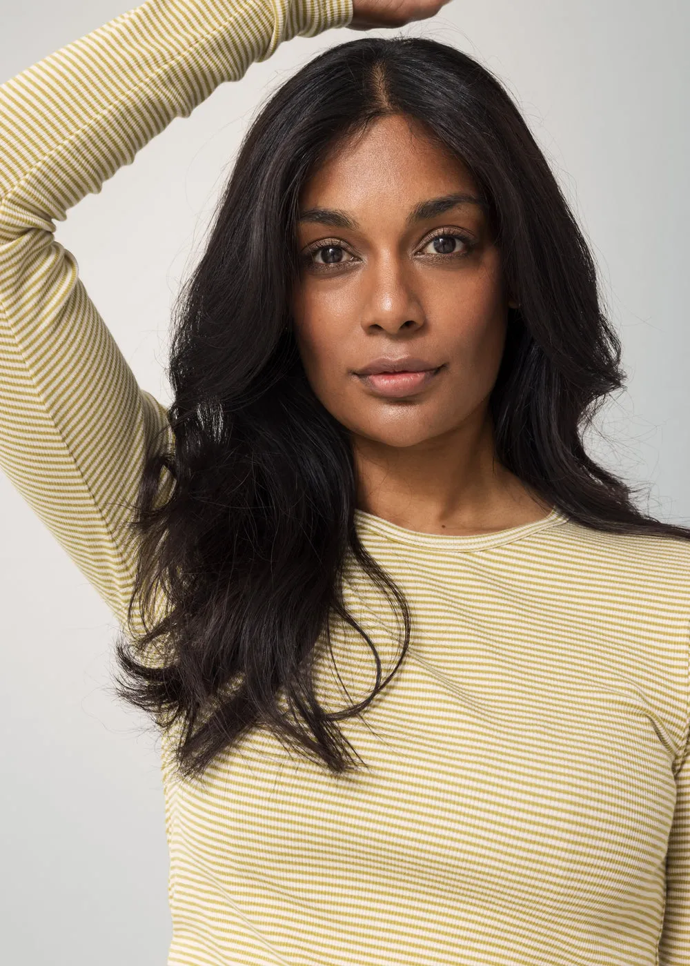 Tani W - T-shirt, Olive Stripe sold by MarMar product image thumbnail 2