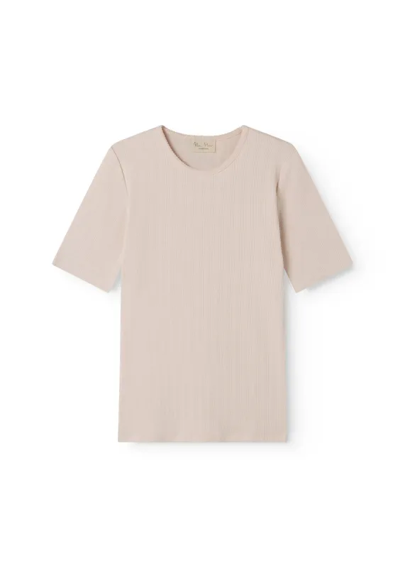 Tamra SS W - T-shirt, Misty Pink made by MarMar