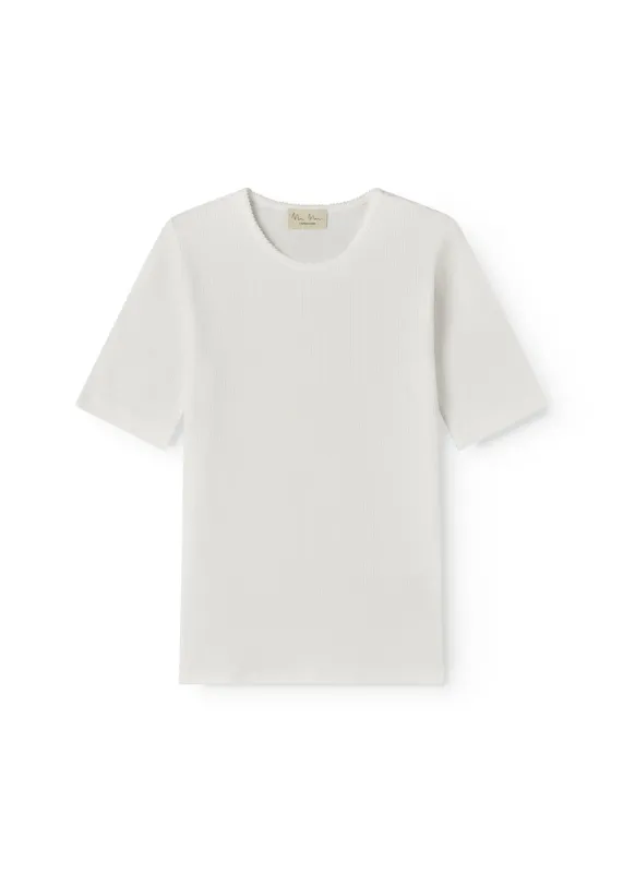 Tamra SS W - T-shirt, Gentle White made by MarMar