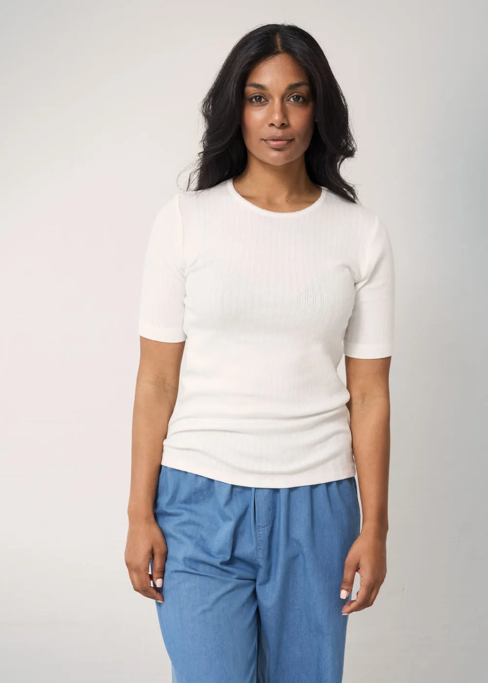Tamra SS W - T-shirt, Gentle White sold by MarMar product image thumbnail 2