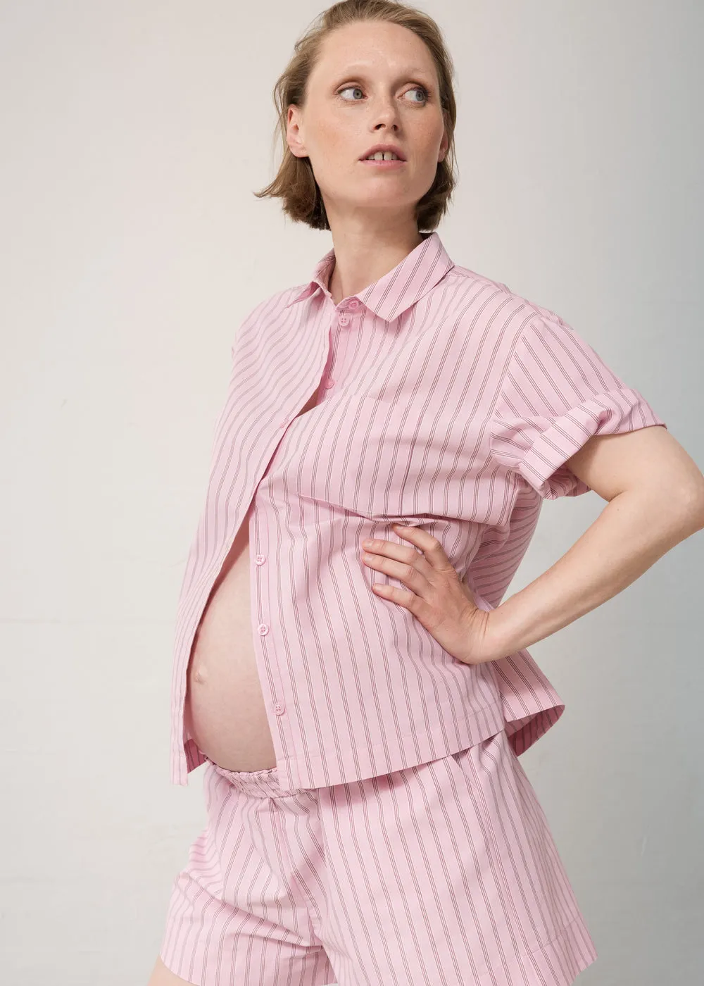 Tatum SW - Shirt, Bonbon Pink Stripes sold by MarMar product image thumbnail 2