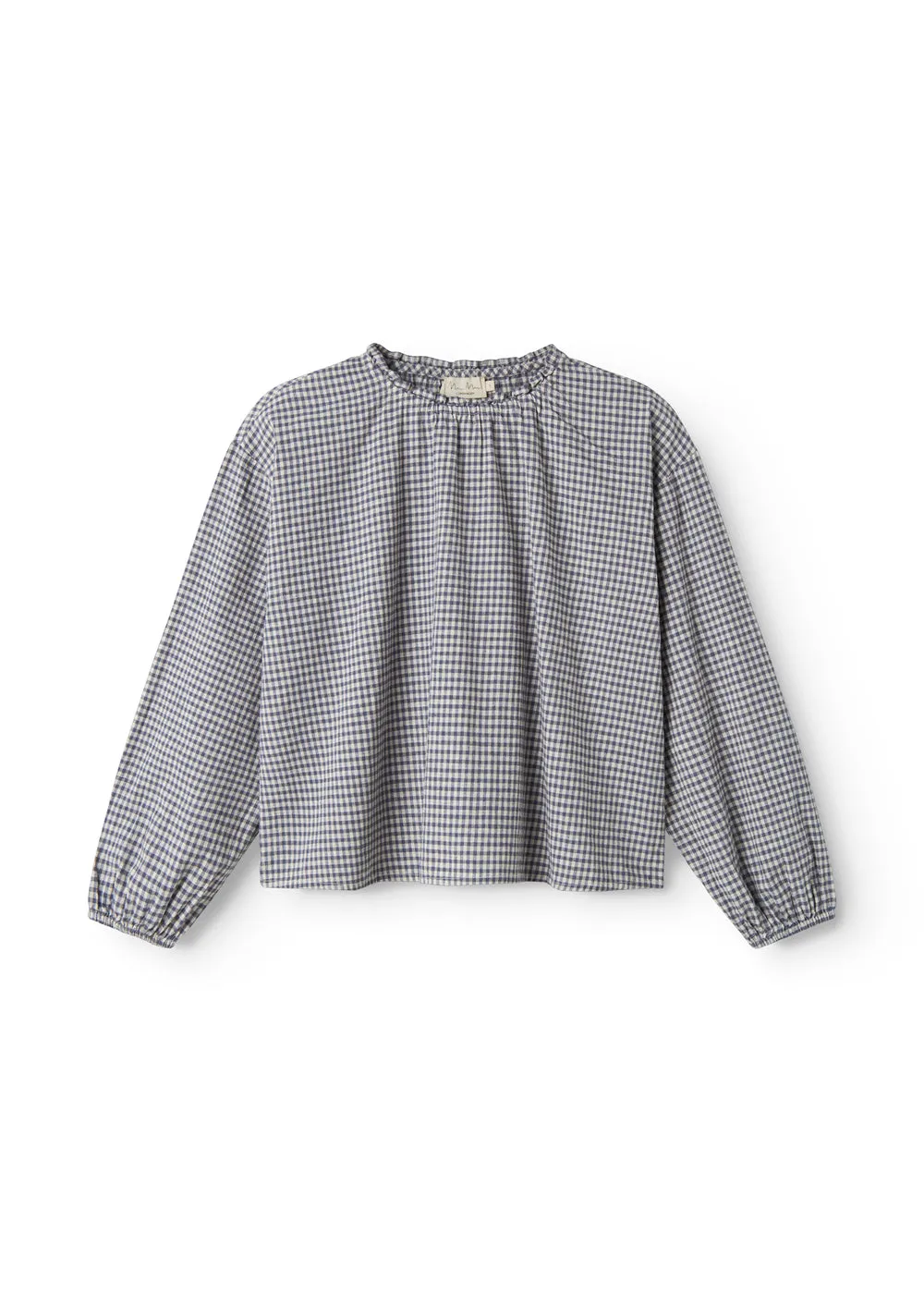 Tipo W - Blouse, Navy Check sold by MarMar