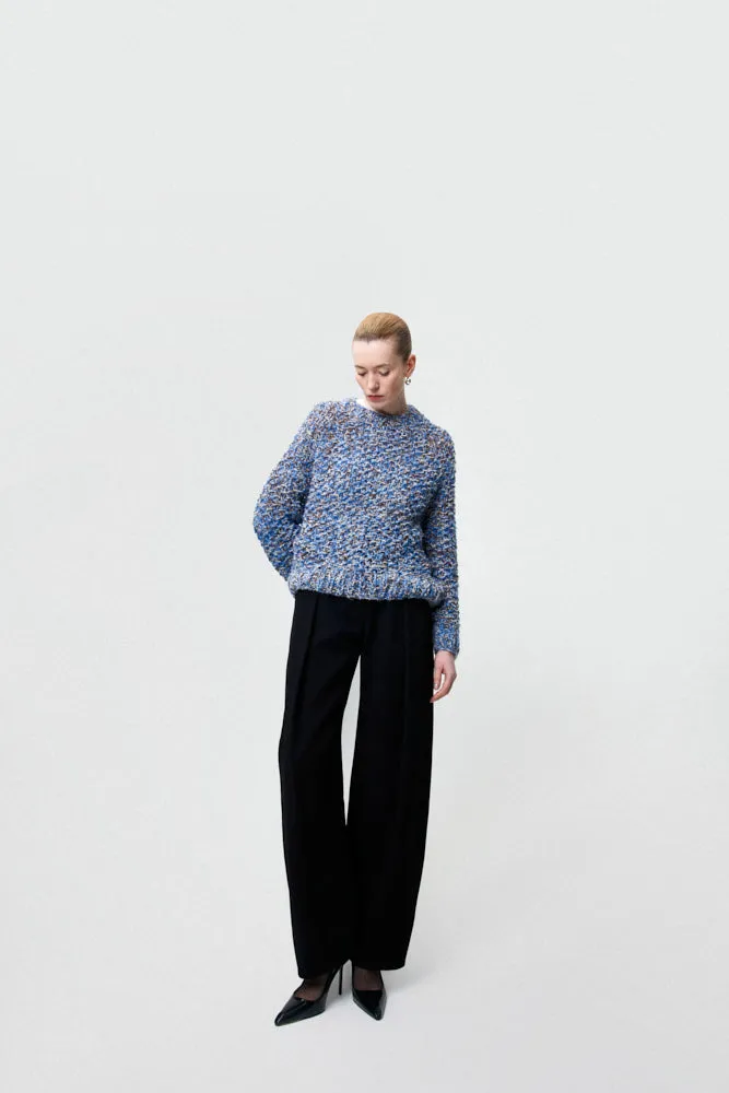 Alpaca Tweed Mix Pearl Pattern Pullover | Sale sold by Maiami product image thumbnail 5