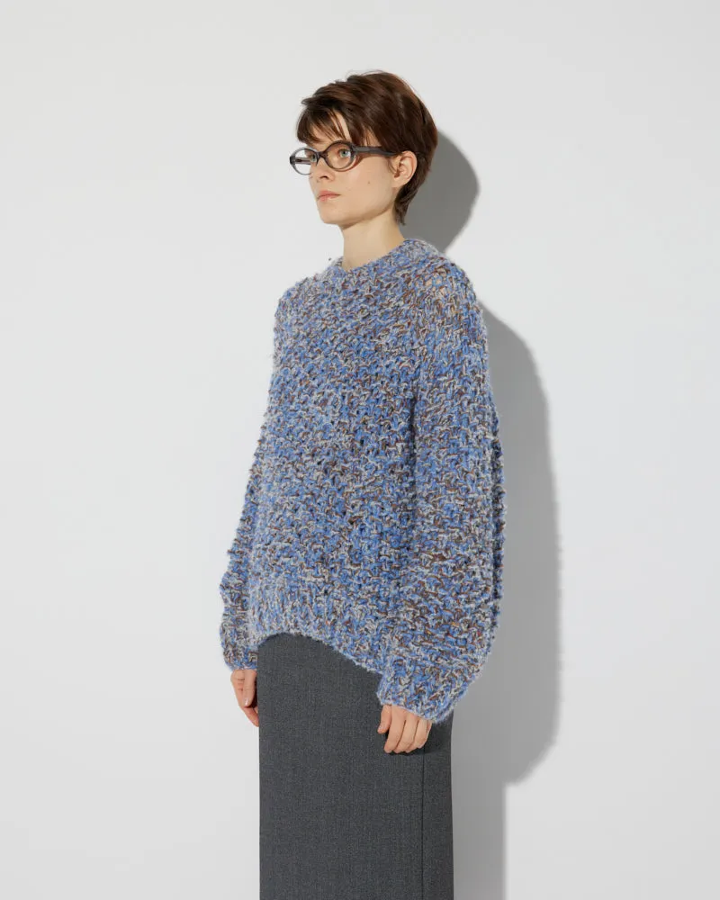 Alpaca Tweed Mix Pearl Pattern Pullover | Sale sold by Maiami product image thumbnail 3