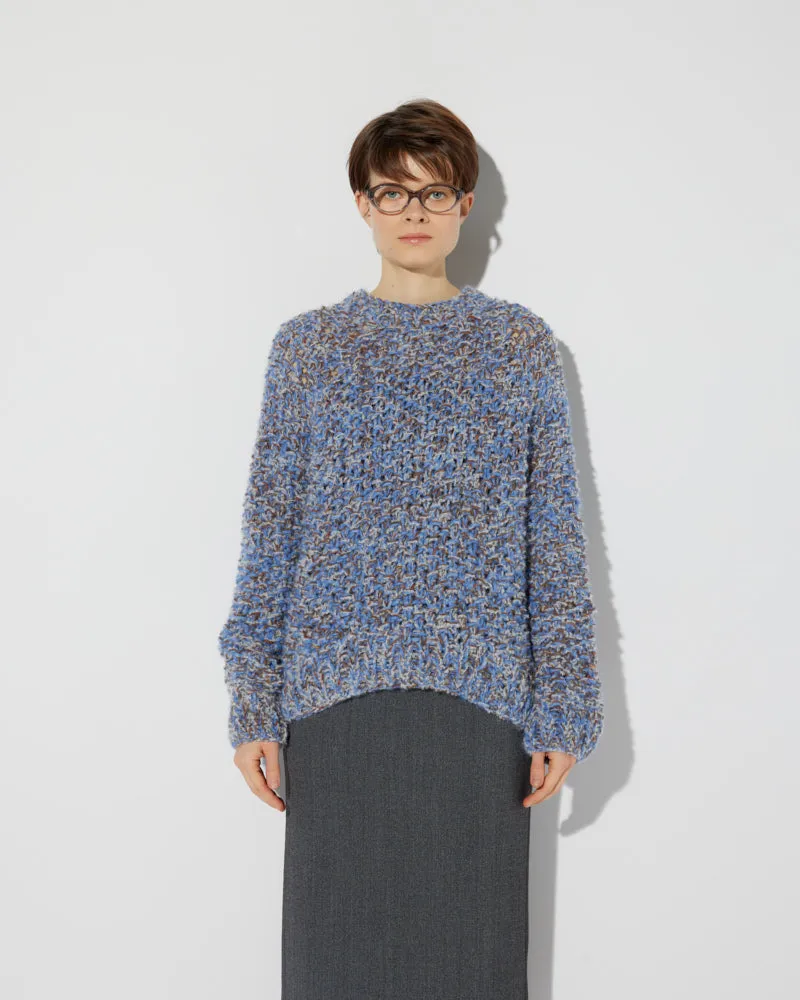 Alpaca Tweed Mix Pearl Pattern Pullover | Sale sold by Maiami product image thumbnail 2