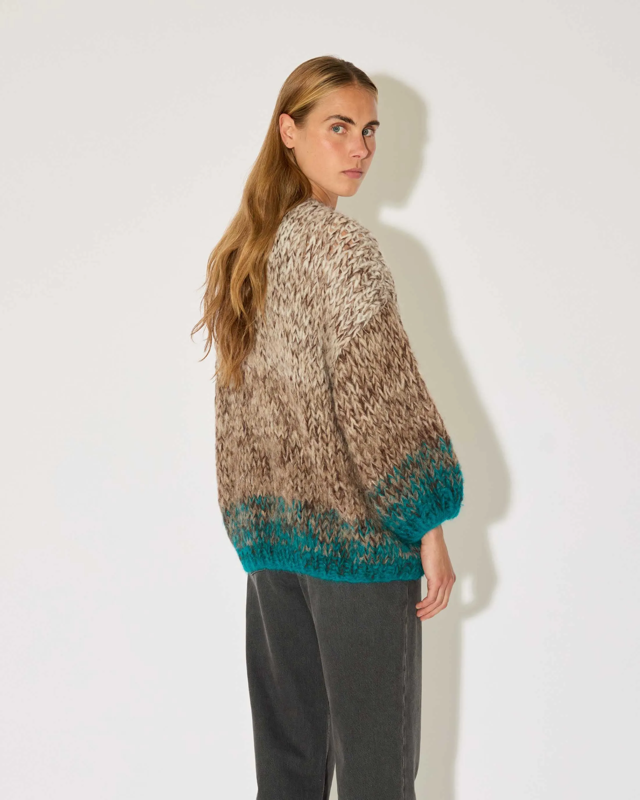 Fleecy Alpaca Ombre Big Cardigan | Sale sold by Maiami product image thumbnail 5
