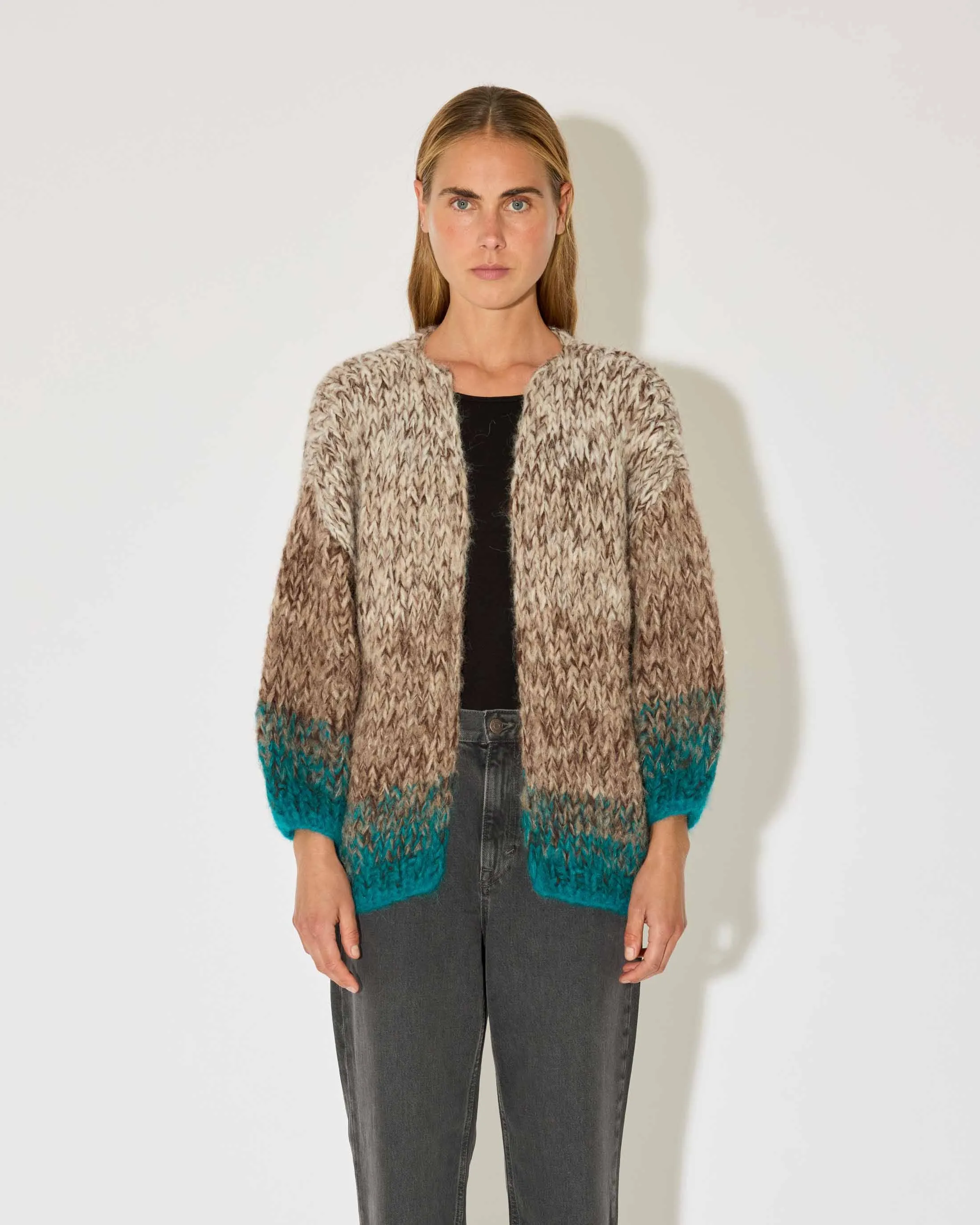 Fleecy Alpaca Ombre Big Cardigan | Sale sold by Maiami product image thumbnail 3