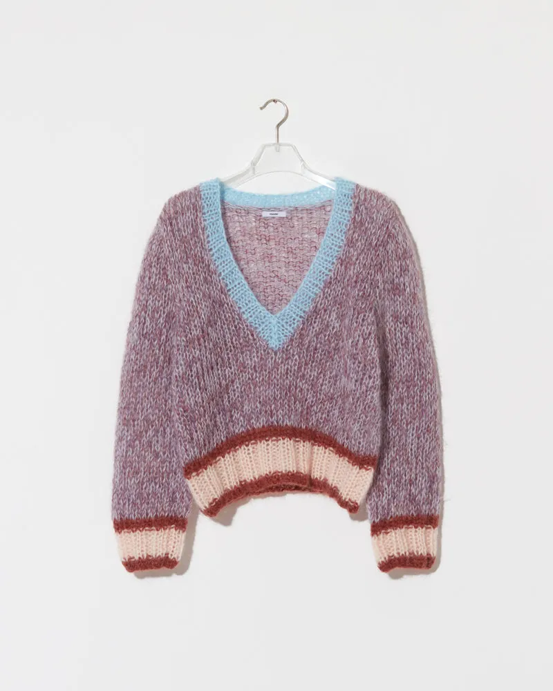 Sale | Mohair Slim V-Neck Pullover sold by Maiami product image thumbnail 4