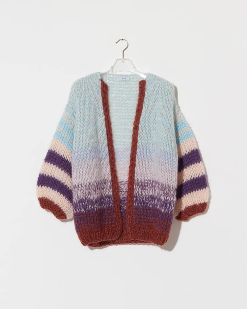 Mohair Gradient Big Cardigan sold by Maiami product image thumbnail 5