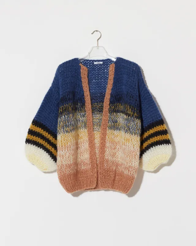Mohair Gradient Big Cardigan sold by Maiami