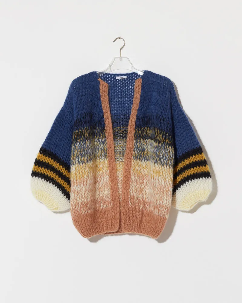 Mohair Gradient Big Cardigan sold by Maiami