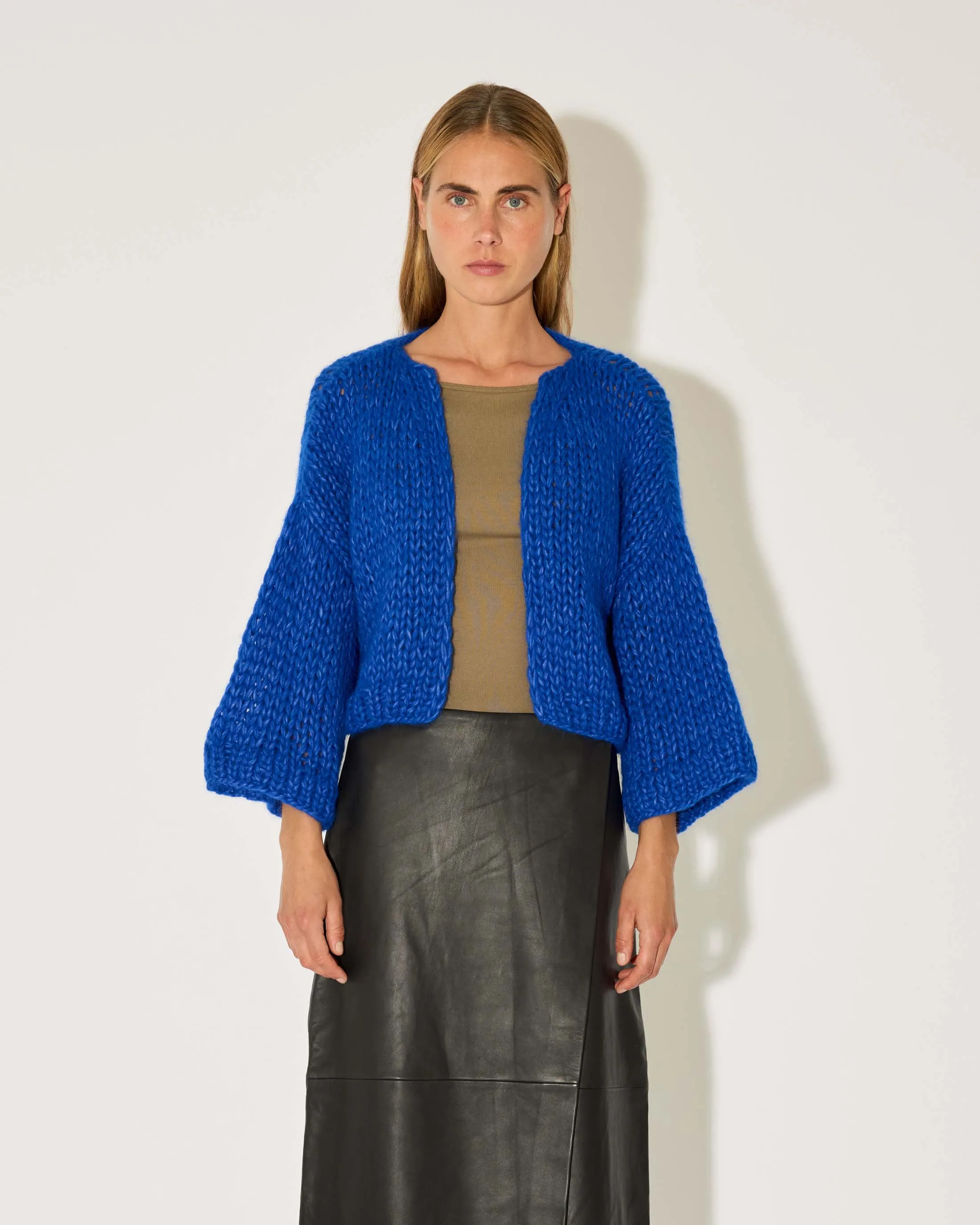 Alpaca Short Sleeve Cardigan sold by Maiami product image thumbnail 5