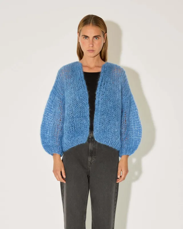 Mohair Bomber Cardigan made by Maiami