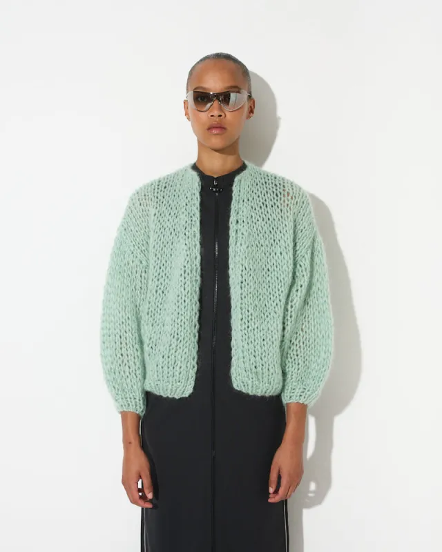 Mohair Bomber Cardigan made by Maiami