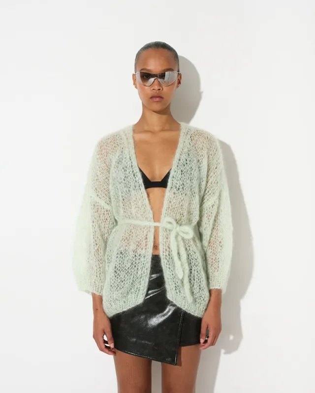 Mohair Light Oversized Cardigan made by Maiami