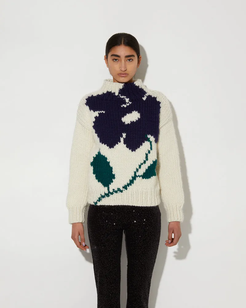Sale | Merino Intarsia Flower sold by Maiami product image thumbnail 3
