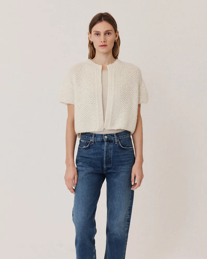 Chunky Alpaca Short Cardigan sold by Maiami product image thumbnail 5