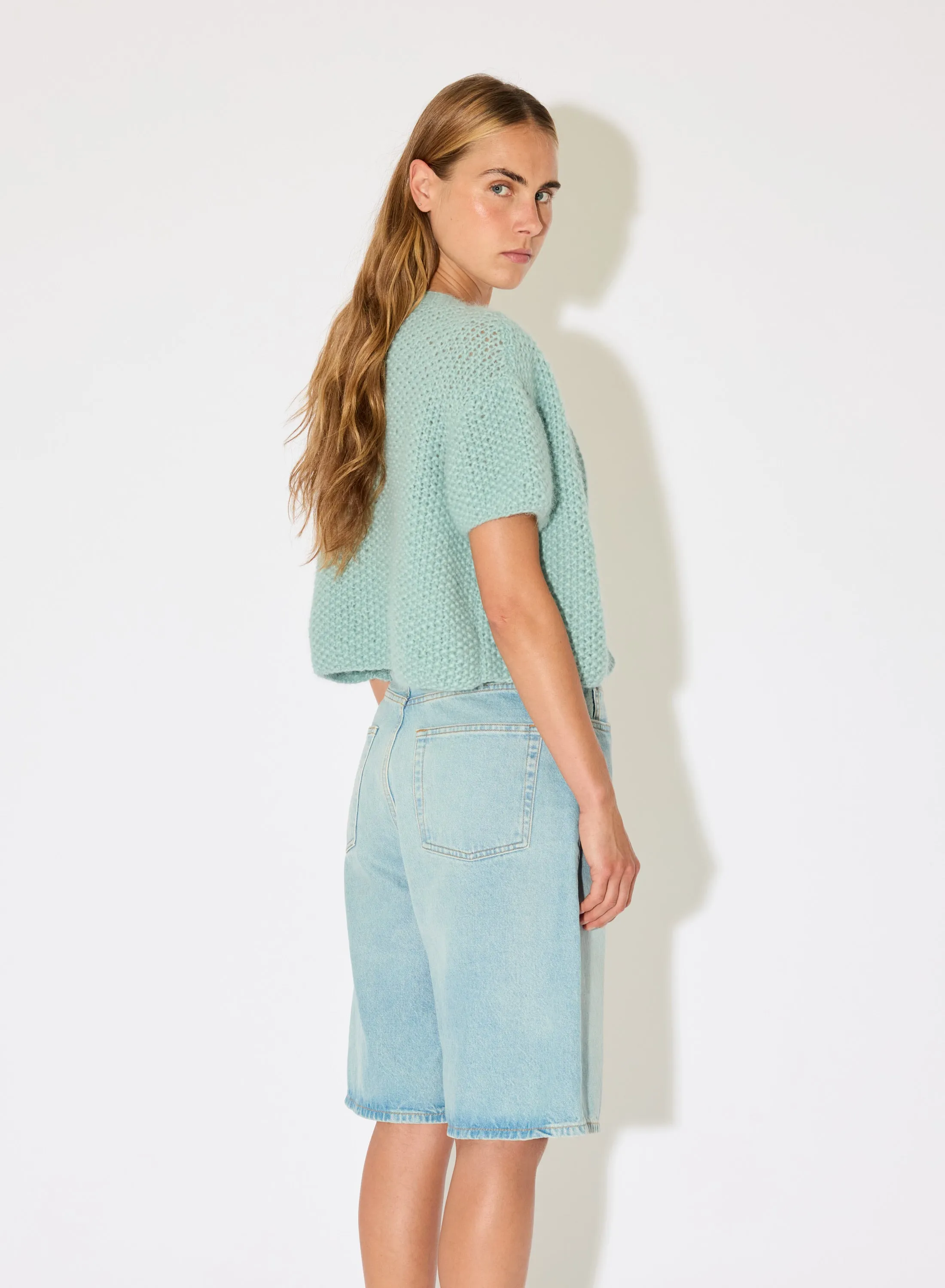 Chunky Alpaca Short Cardigan sold by Maiami product image thumbnail 4