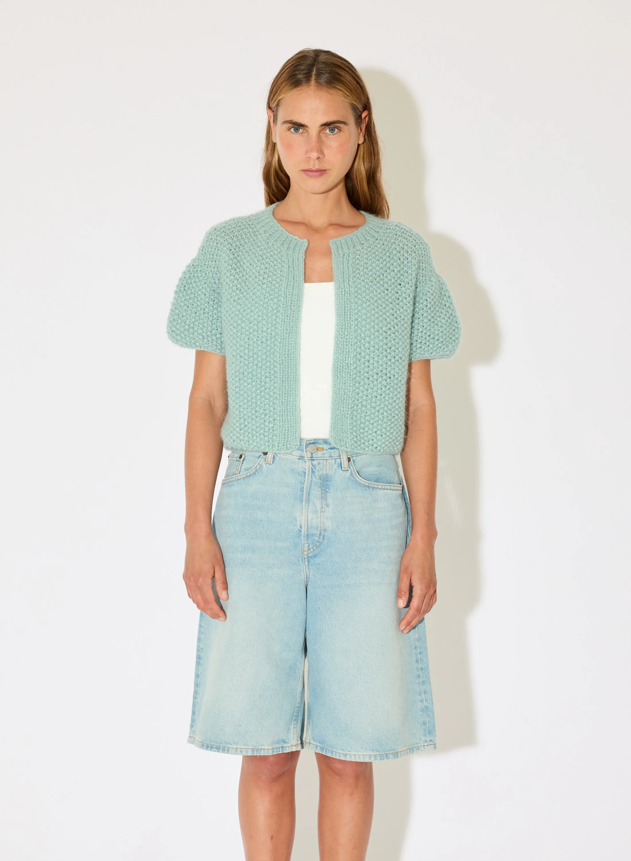 Chunky Alpaca Short Cardigan sold by Maiami product image thumbnail 2