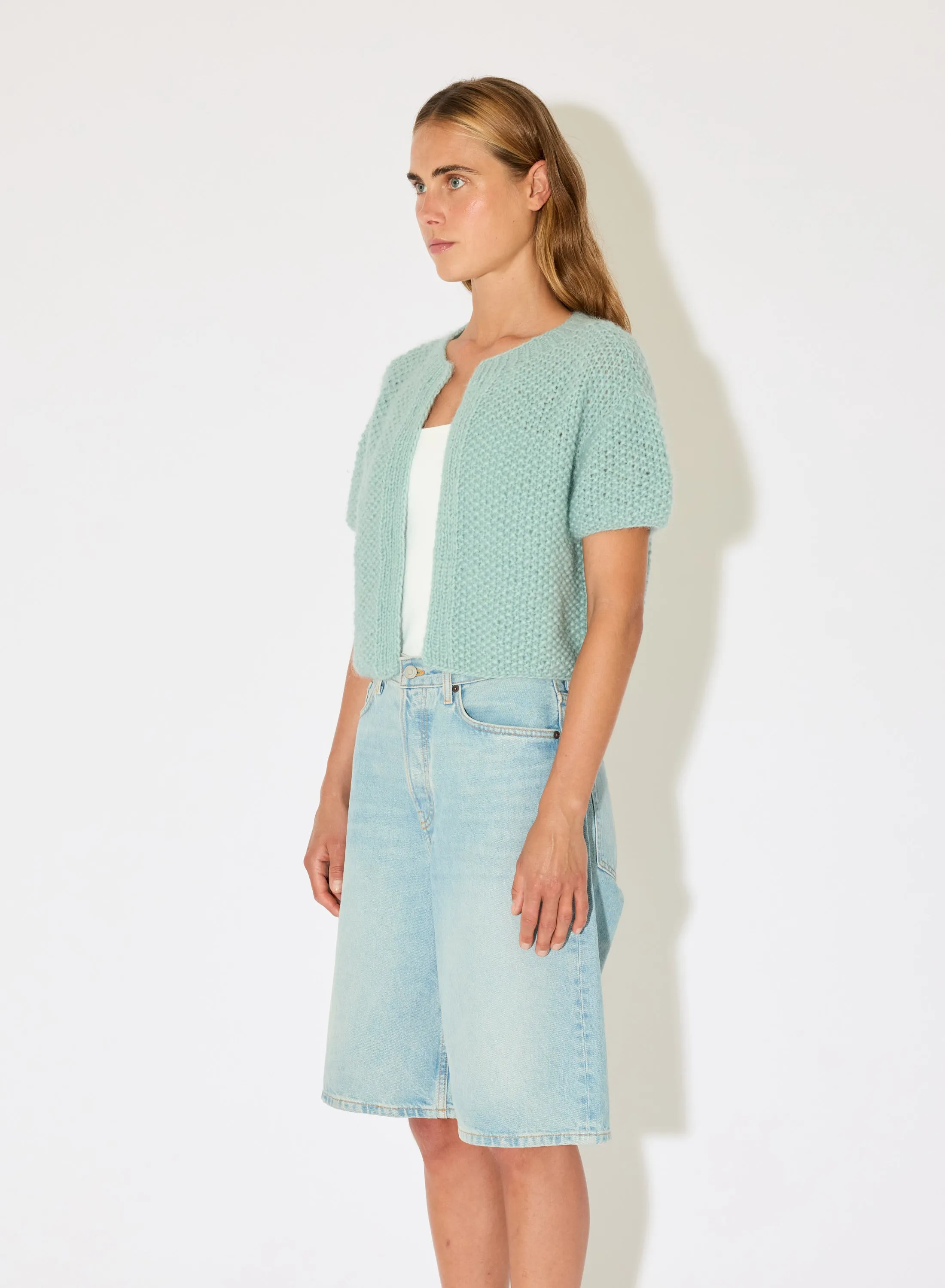 Chunky Alpaca Short Cardigan sold by Maiami product image thumbnail 3