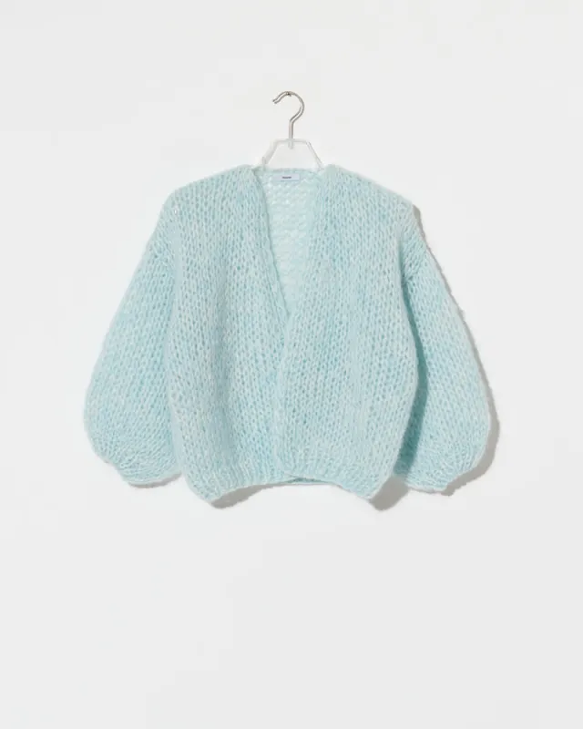 Mohair Bomber Cardigan made by Maiami