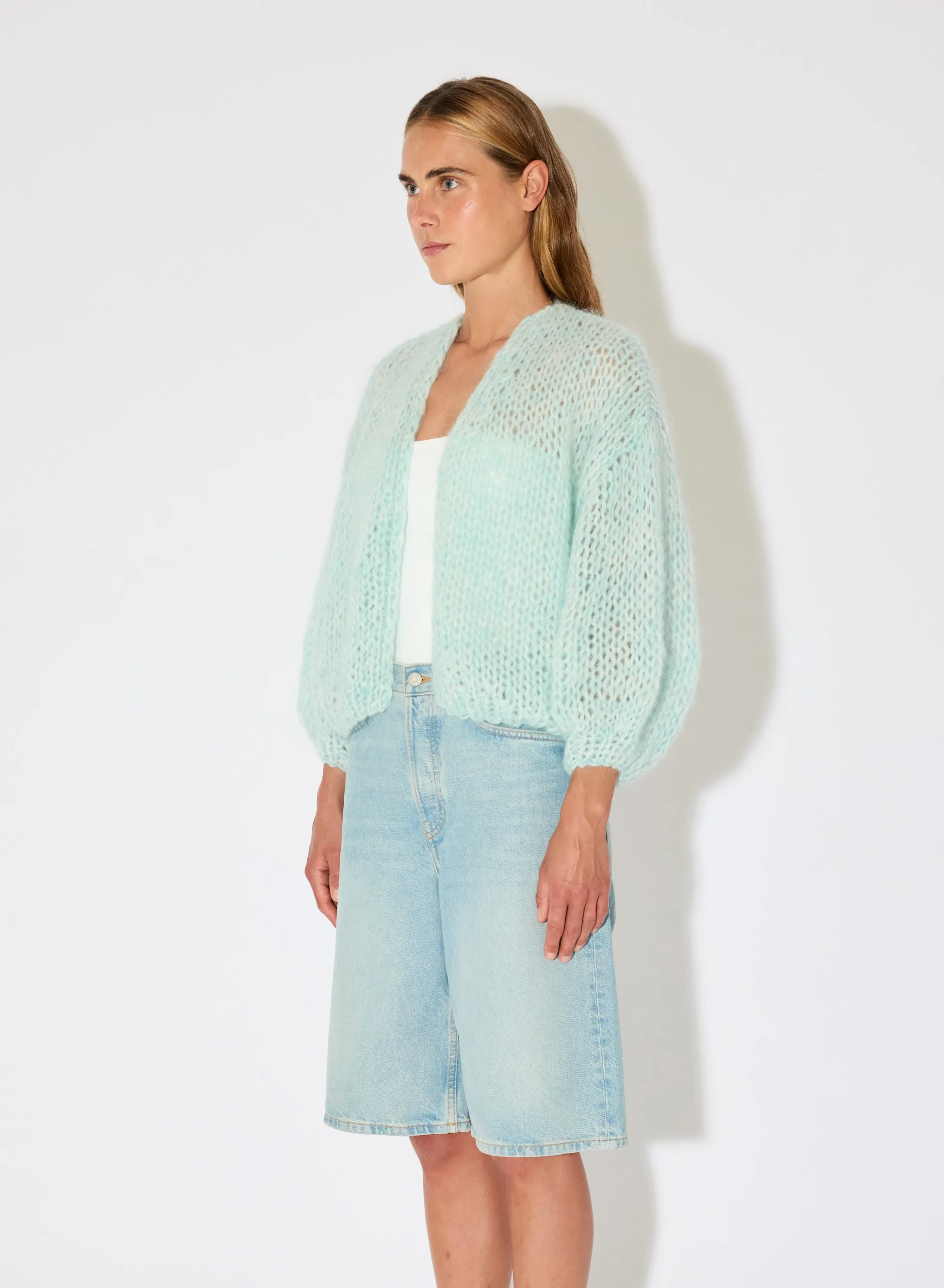 Mohair Bomber Cardigan sold by Maiami product image thumbnail 3