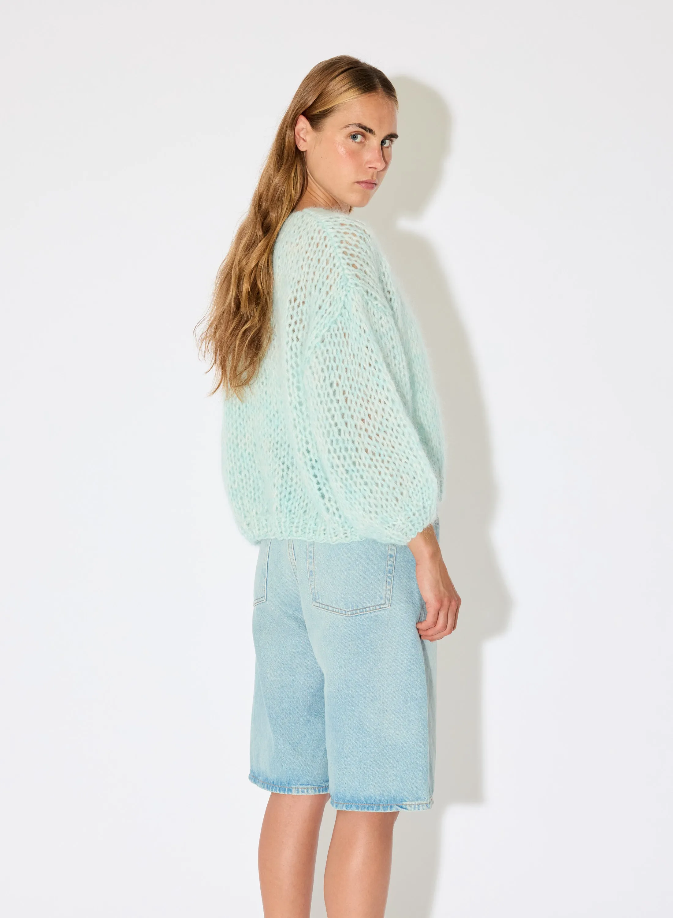 Mohair Bomber Cardigan sold by Maiami product image thumbnail 4