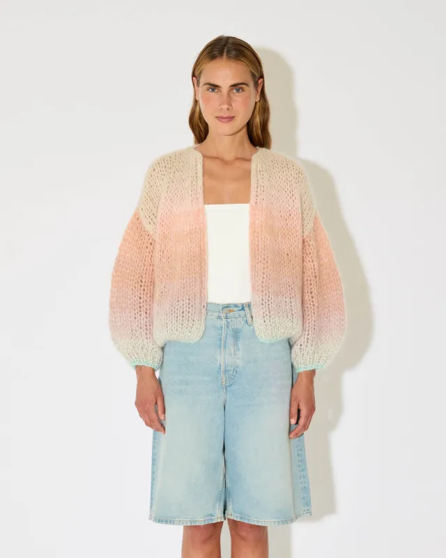 Mohair Bomber Cardigan, Ombre made by Maiami
