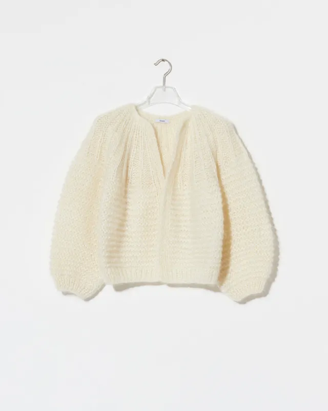 Mohair Pleated Cardigan made by Maiami